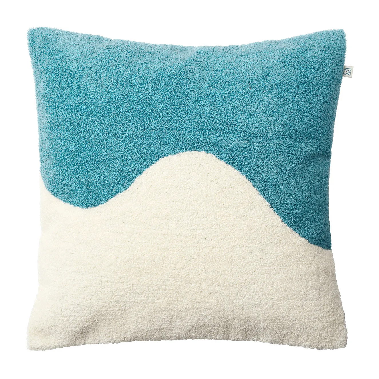Housse de coussin Yogi 50x50 cm, Heaven blue-off white Chhatwal & Jonsson