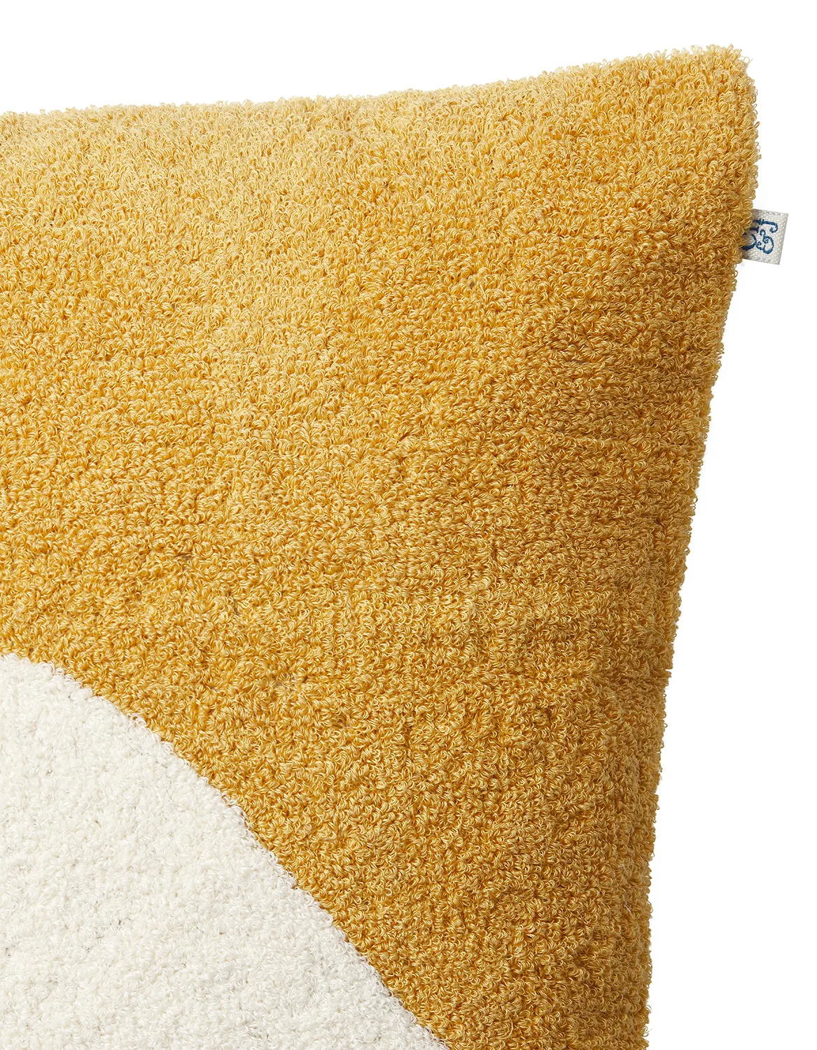 Housse de coussin Yogi 50x50 cm, Spicy yellow-off white Chhatwal & Jonsson