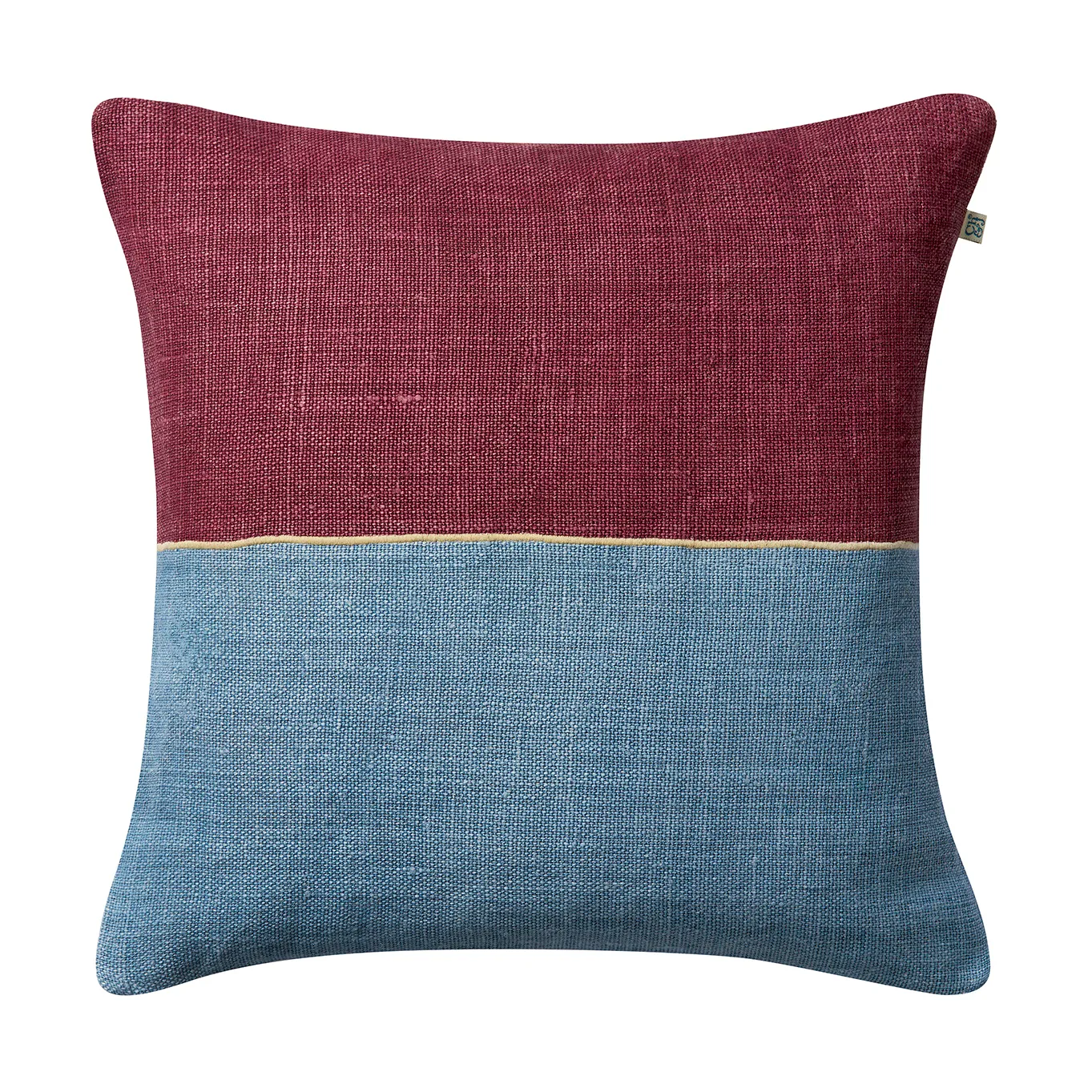 Taie Amol 50x50 cm, Ruby-dusty blue Chhatwal & Jonsson