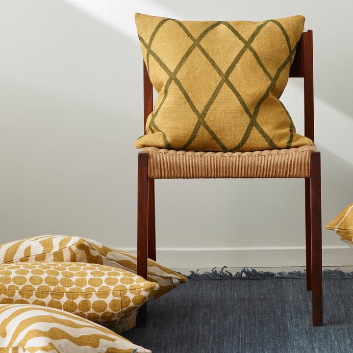 Taie Dot Ari 50x50 cm - Spicy yellow - Chhatwal & Jonsson