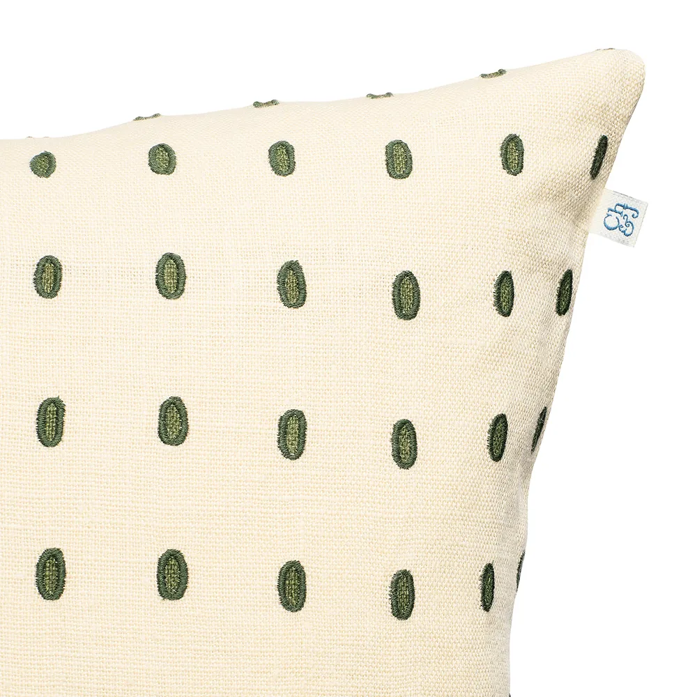 Taie Drop 40x60 cm, Beige-green-green Chhatwal & Jonsson