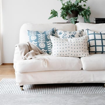 Taie Drop 40x60 cm - White-blue-aqua - Chhatwal & Jonsson