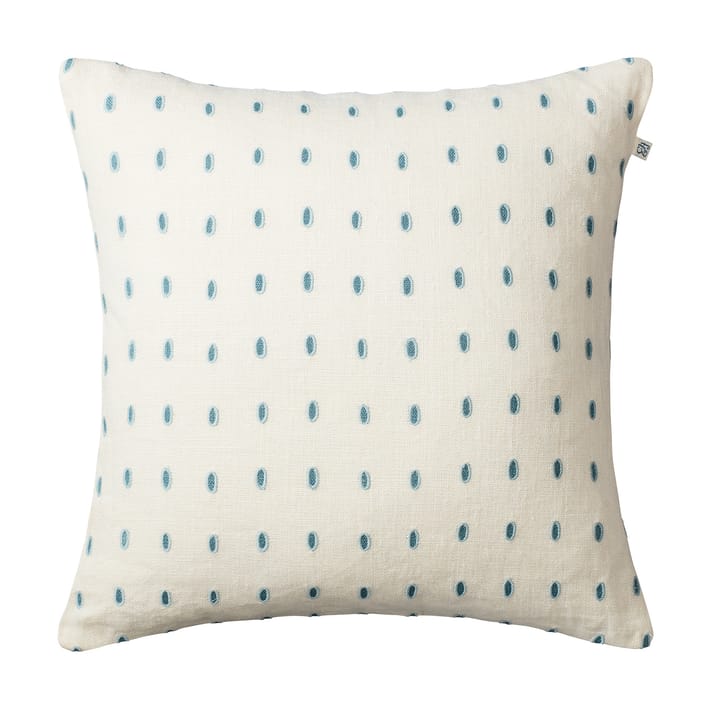 Taie Drop 50x50 cm - White-blue-aqua - Chhatwal & Jonsson