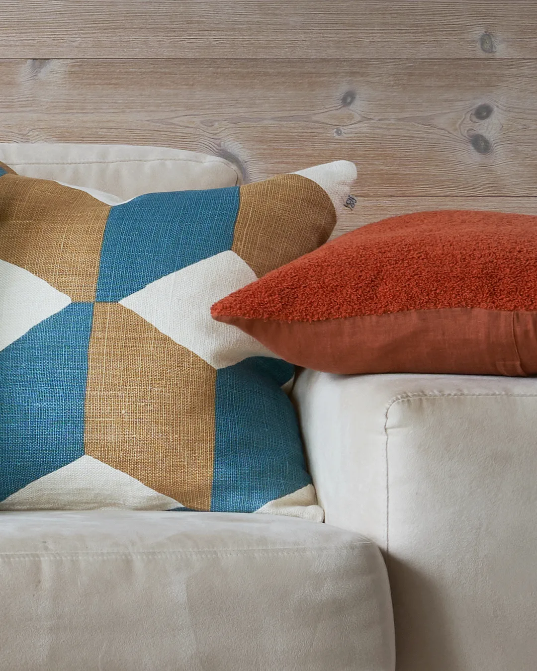 Taie Hawa 50x50 cm, Heaven Blue/Khaki Chhatwal & Jonsson