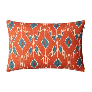 Taie Ikat Goa 60x40 cm - Apricot orange-heaven blue - Chhatwal & Jonsson