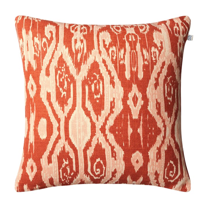 Taie Ikat Madras 50x50 cm - Apricot orange-rose - Chhatwal & Jonsson