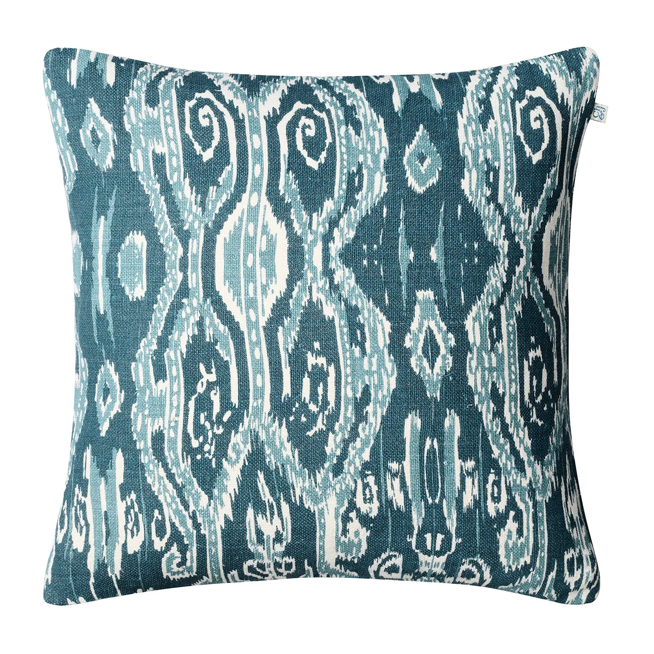 Taie Ikat Madras 50x50 cm, Palace blue-heaven blue Chhatwal & Jonsson