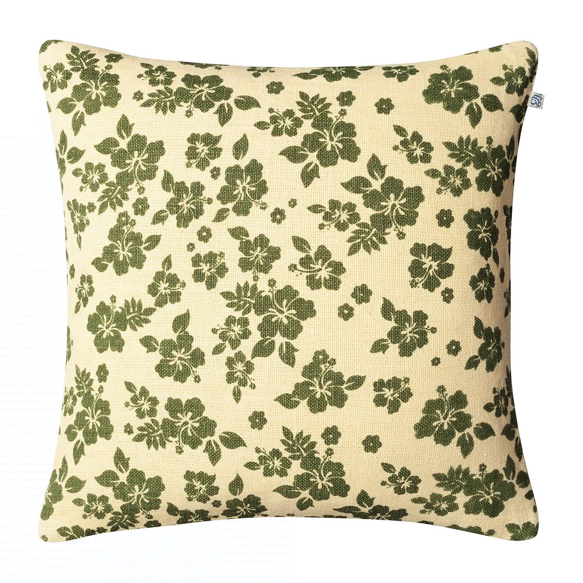 Chhatwal & Jonsson Taie Indu 50x50 cm Light beige-cactus green