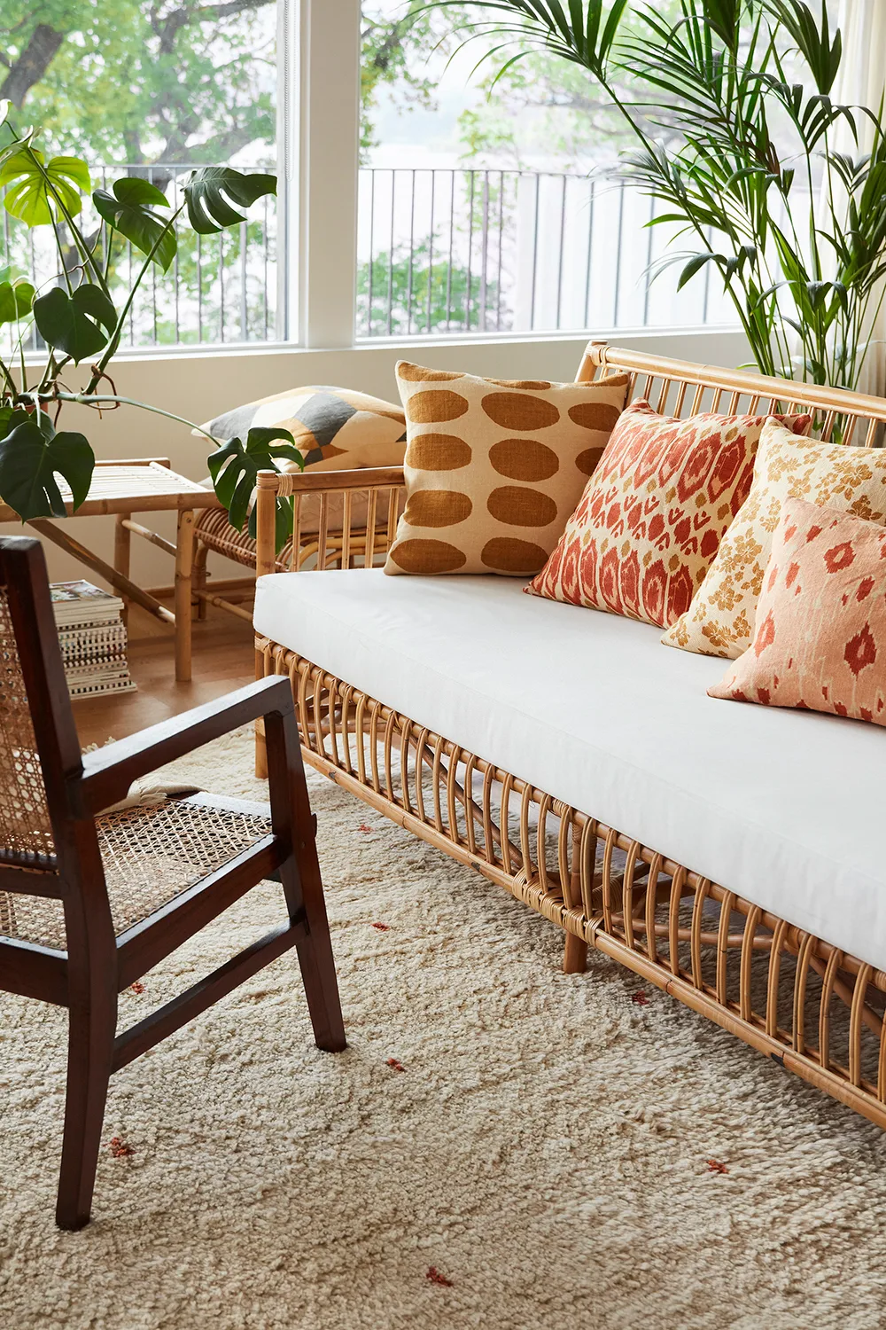 Taie Indu 50x50 cm, Light beige-spicy yellow Chhatwal & Jonsson