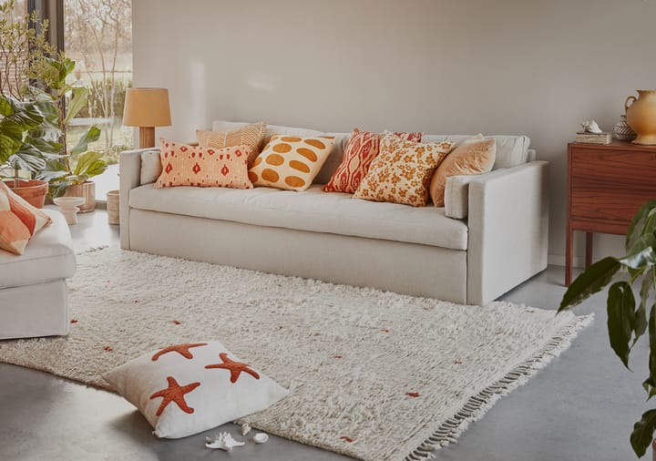 Taie Indu 50x50 cm, Light beige-spicy yellow Chhatwal & Jonsson