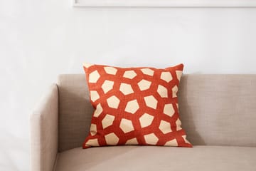 Taie Meera 50x50 cm - Light beige-apricot orange - Chhatwal & Jonsson