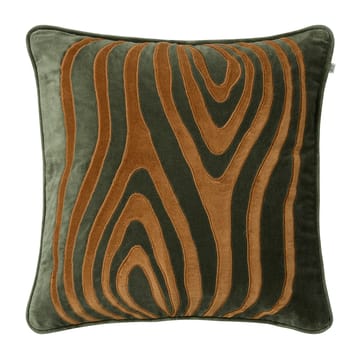Taie Mita 50x50 cm - Forest green-cognac - Chhatwal & Jonsson