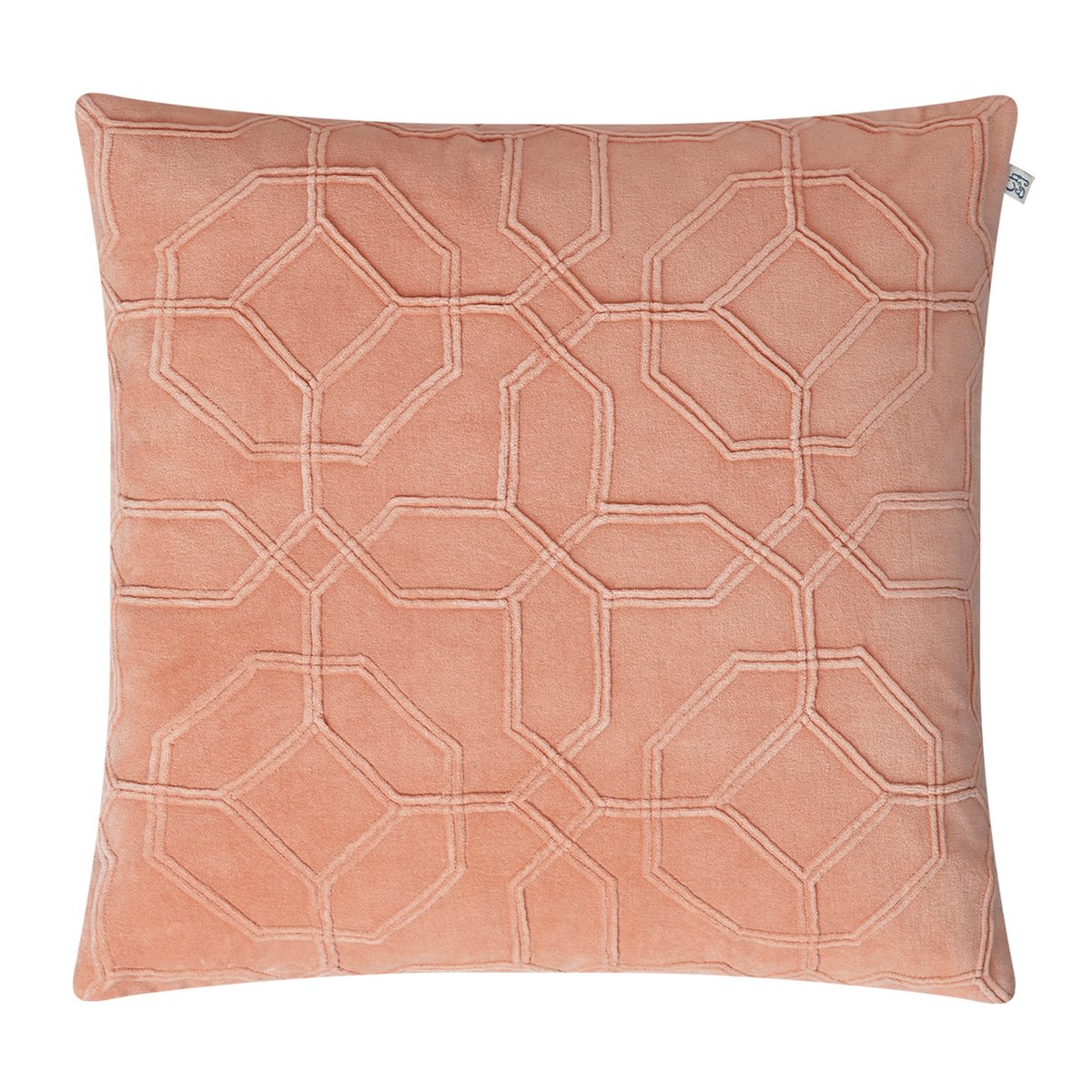 Chhatwal & Jonsson Taie Nandi 50x50cm Rose | Design Scandinave | Housses de coussin | Rose