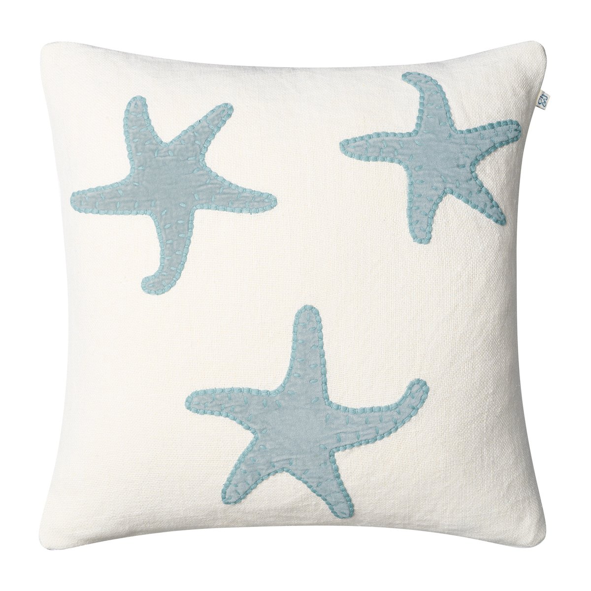Chhatwal & Jonsson Taie Star Fish 50x50 cm Off white-aqua
