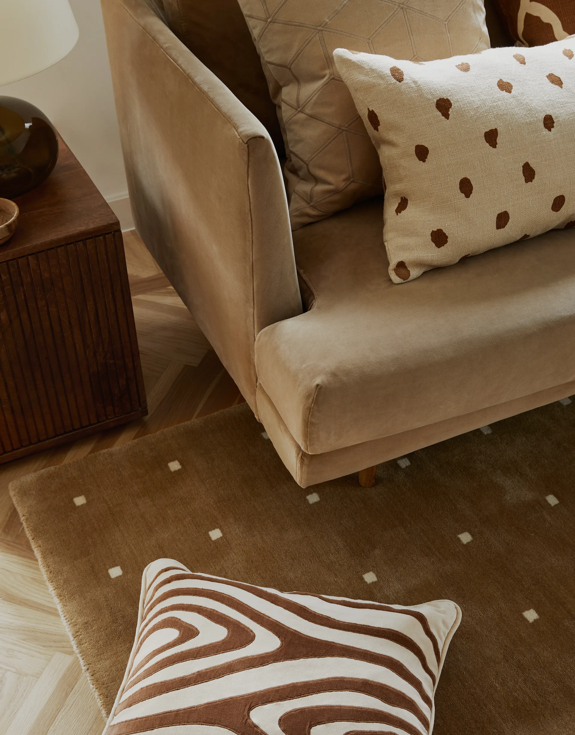 Taie Vir 50x50 cm, Beige Chhatwal & Jonsson