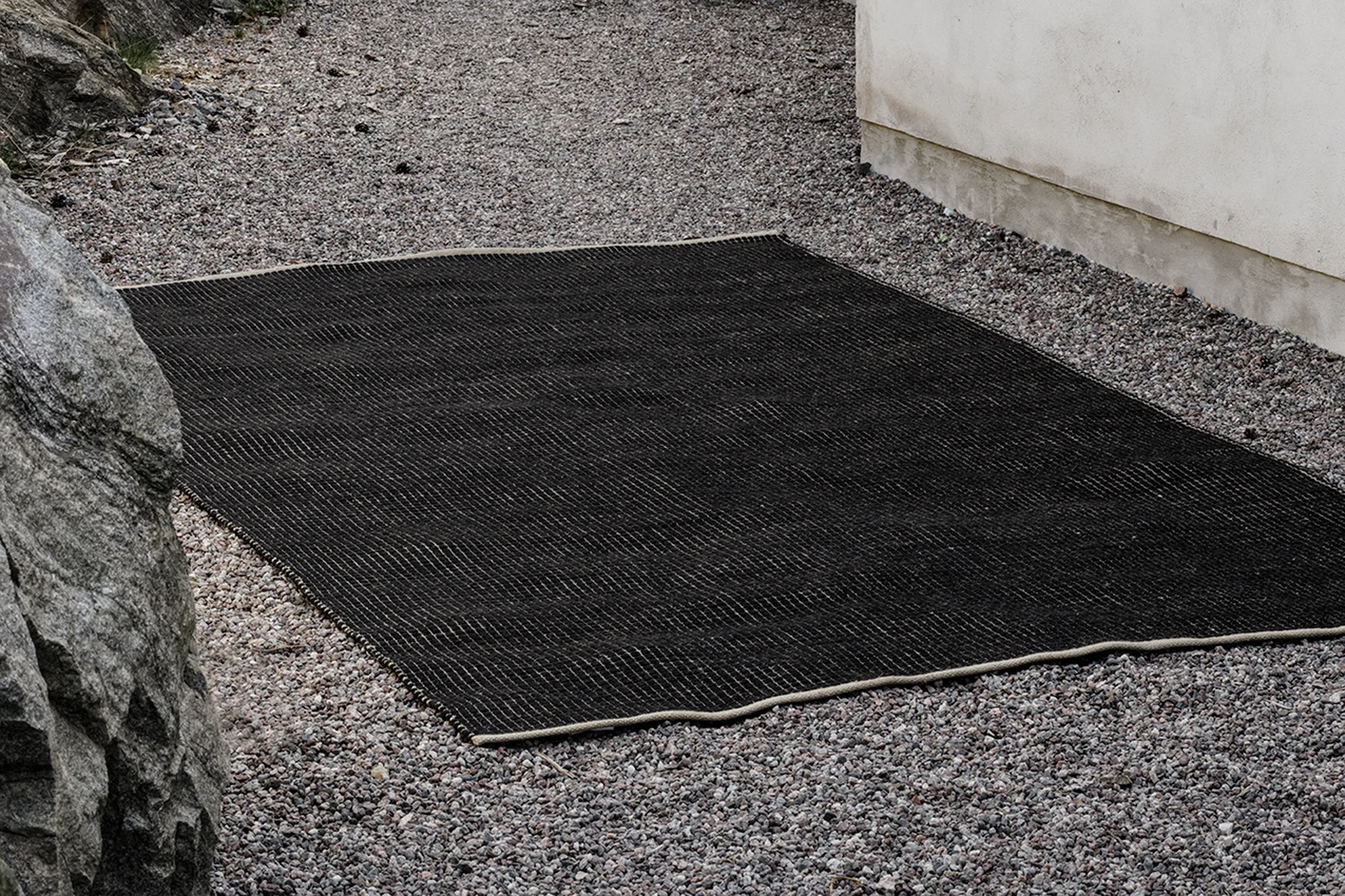 Tapis Bengal, Black, 170x240 cm Chhatwal & Jonsson