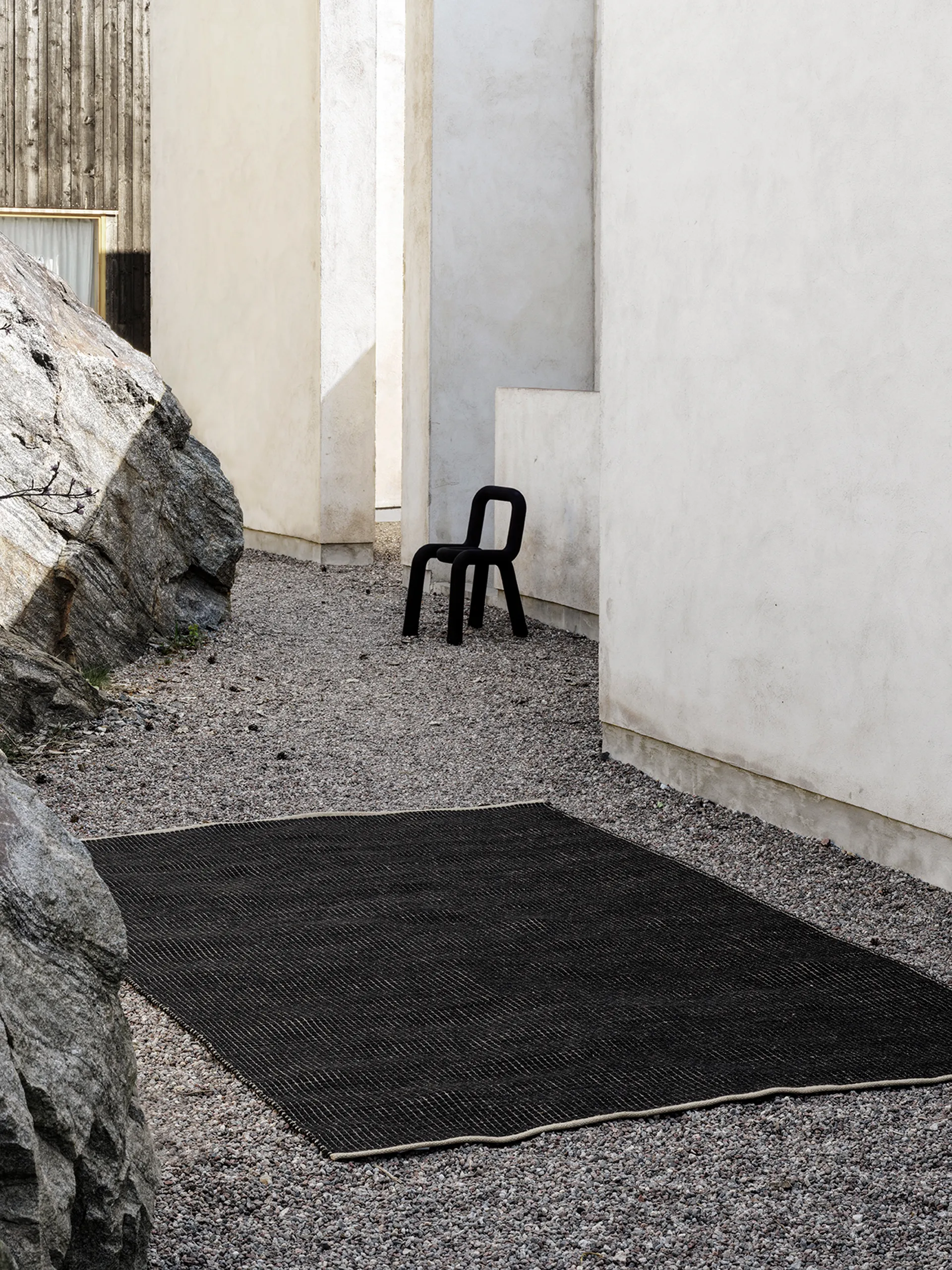 Tapis Bengal, Black, 170x240 cm Chhatwal & Jonsson