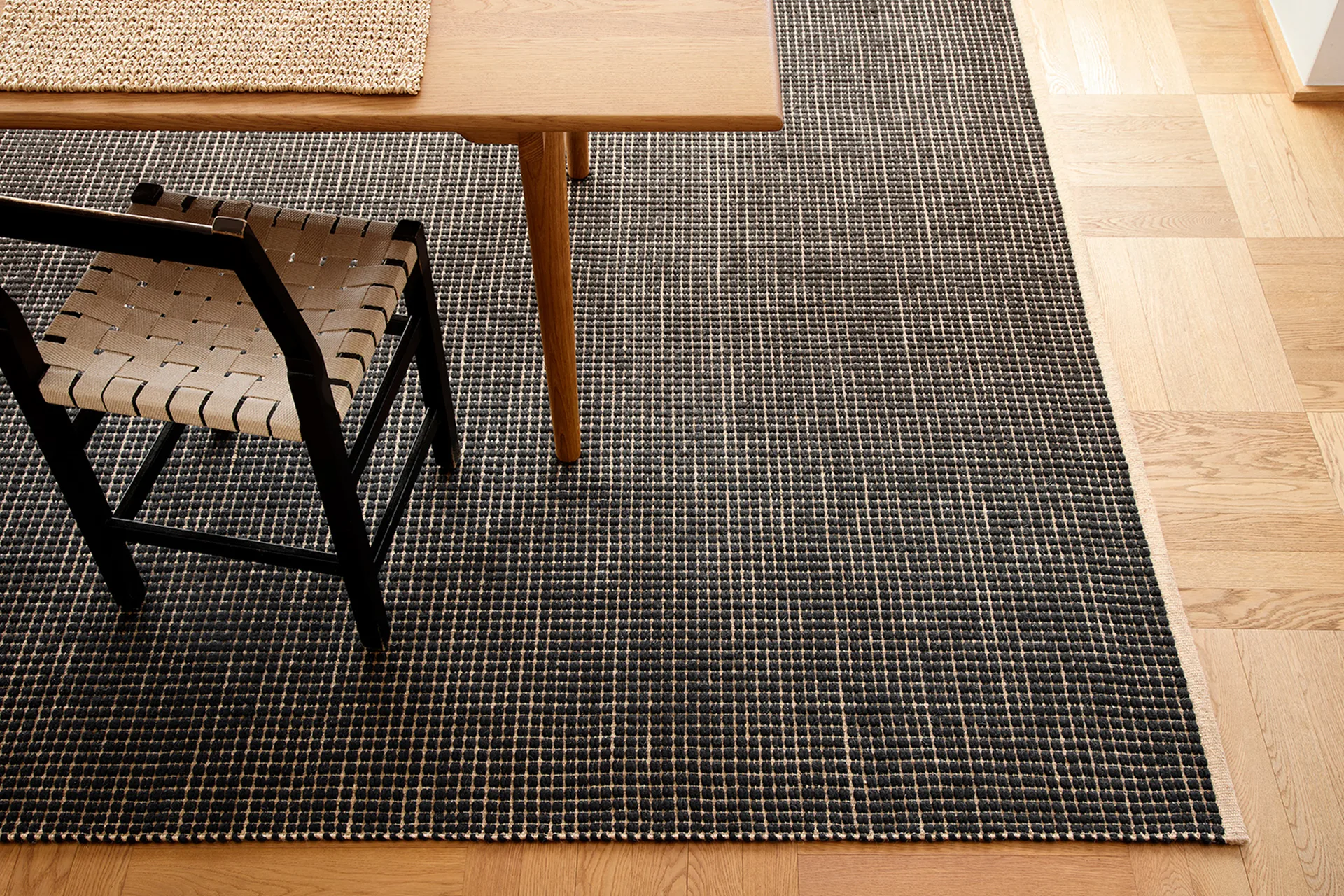 Tapis Bengal, Black, 170x240 cm Chhatwal & Jonsson