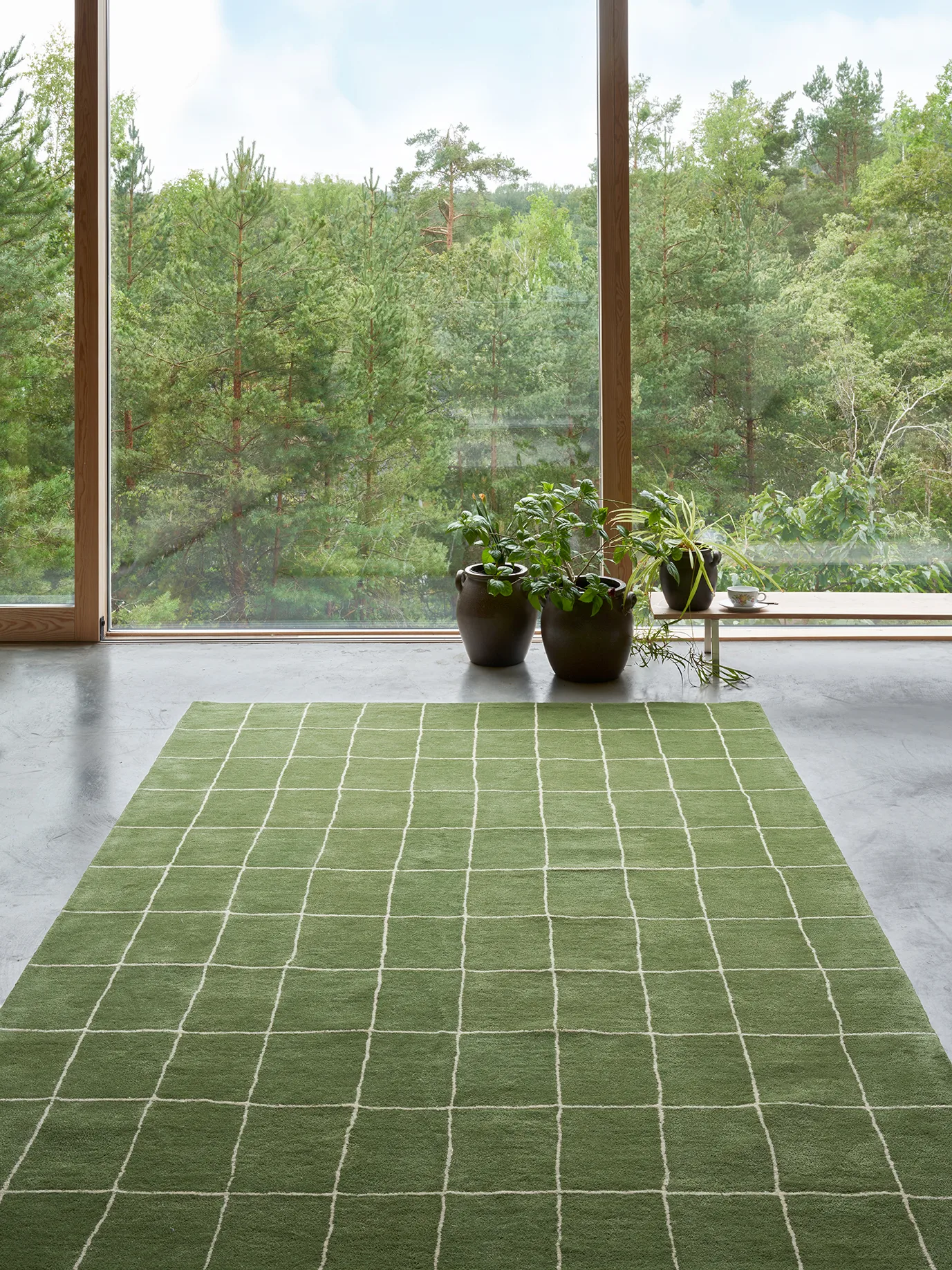 Tapis Chakra, Cactus green-khaki, 180x270 cm Chhatwal & Jonsson