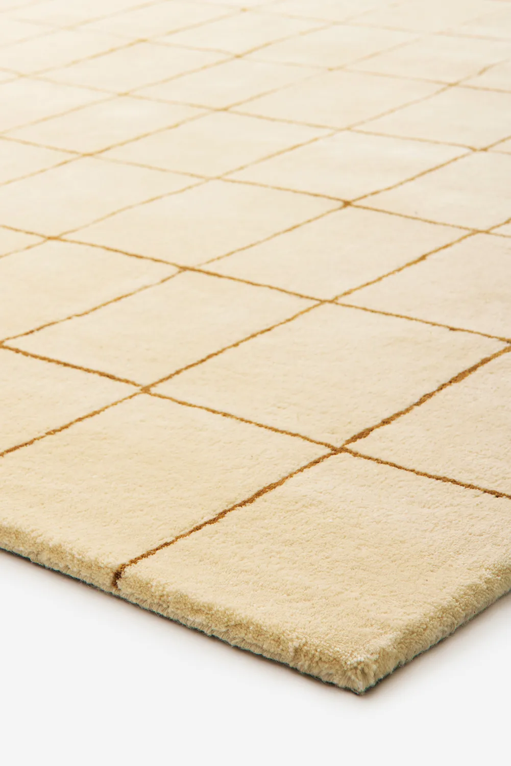 Tapis Chakra, Khaki-masala yellow 180x270 cm Chhatwal & Jonsson