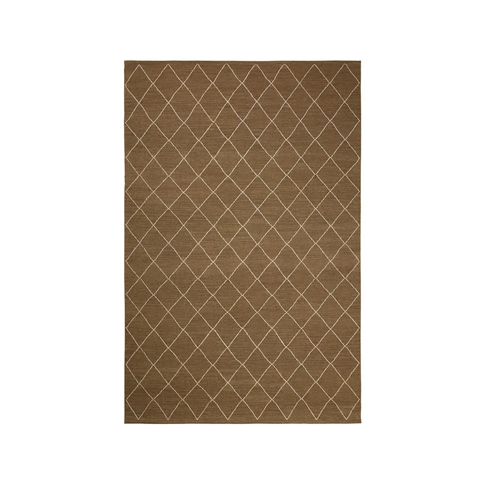 Tapis Diamond, Mocha/offwhite, 230x336 cm Chhatwal & Jonsson