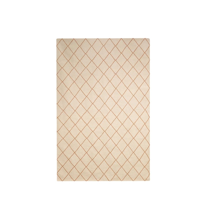 Tapis Diamond - off white/orange, 184x280 cm - Chhatwal & Jonsson