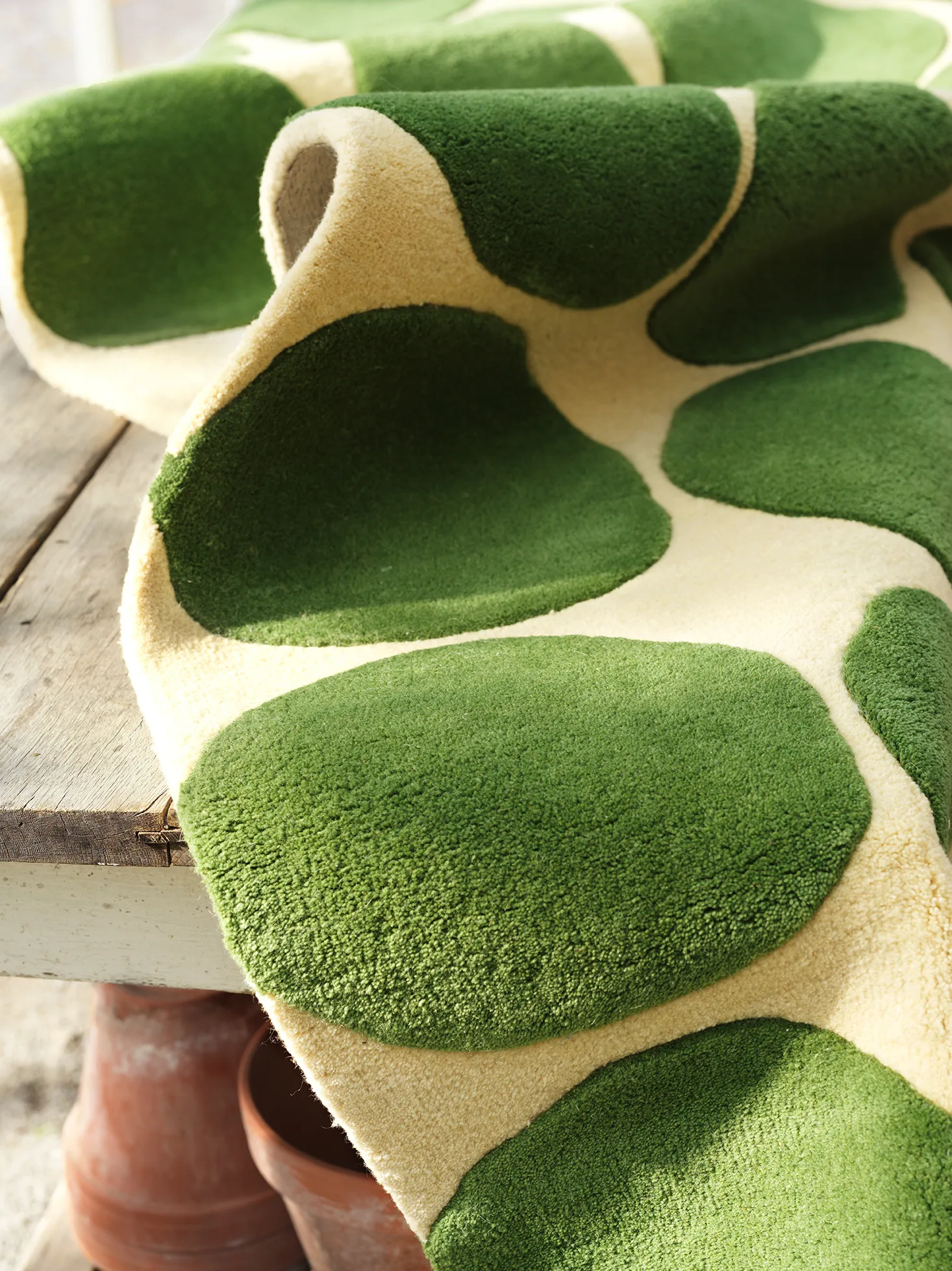 Tapis Dots, Khaki-cactus green 230x320 cm Chhatwal & Jonsson