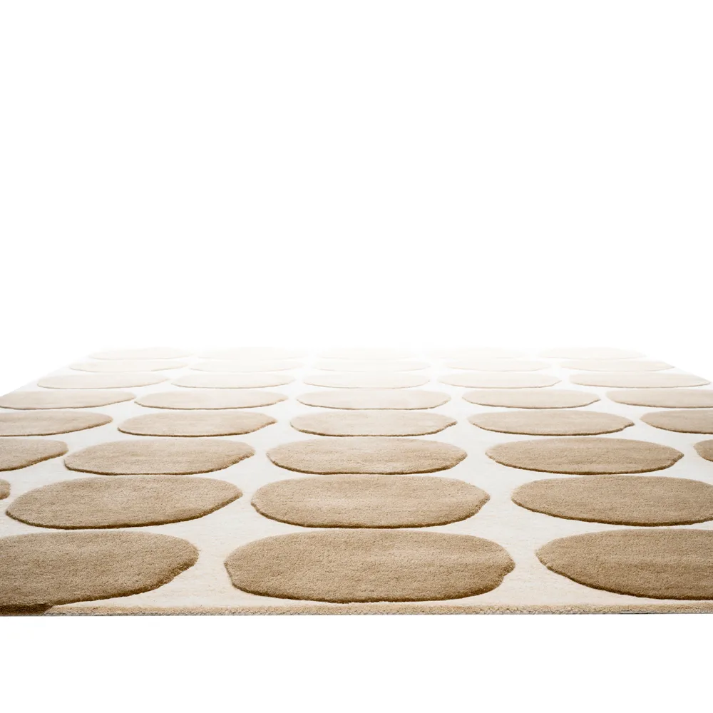 Tapis Dots, light khaki/light beige, 180x270 cm Chhatwal & Jonsson