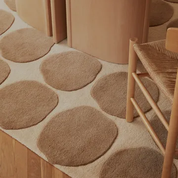 Tapis Dots - light khaki/light beige, 180x270 cm - Chhatwal & Jonsson