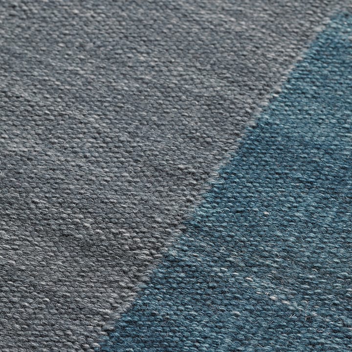 Tapis en laine Ganga 170x240 cm - Greyish blue-dark blue - Chhatwal & Jonsson