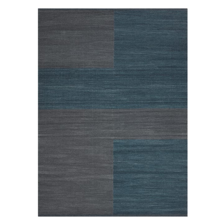 Tapis en laine Ganga 200x300 cm - Greyish blue-dark blue - Chhatwal & Jonsson