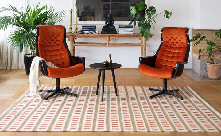 Tapis en laine Ladakh 180x270 cm, Off white-beige-rust Chhatwal & Jonsson