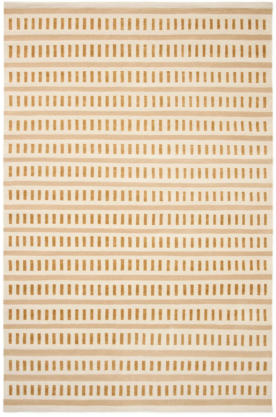 Tapis en laine Ladakh, Off white-beige-masala yellow, 180x270 cm Chhatwal & Jonsson