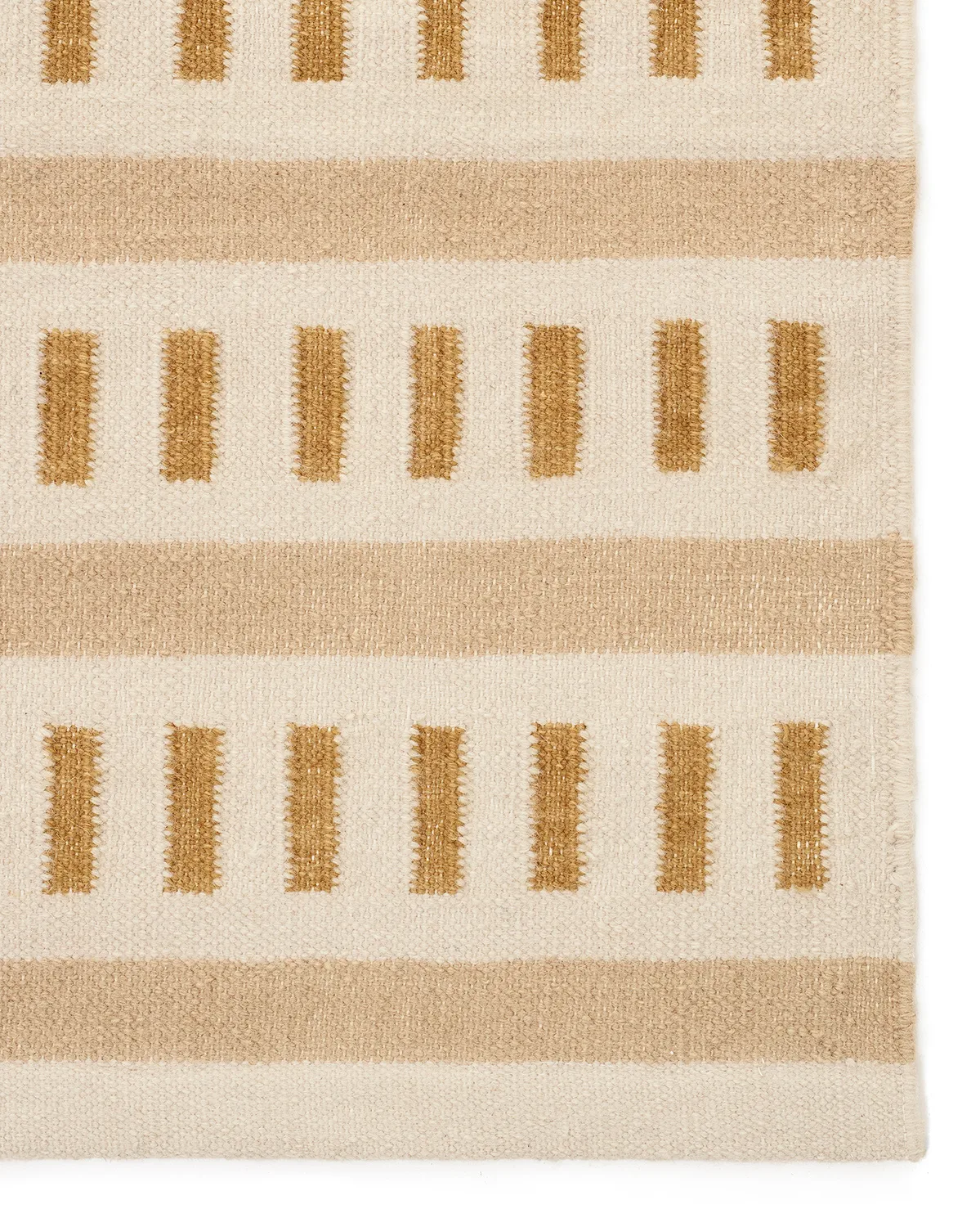 Tapis en laine Ladakh, Off white-beige-masala yellow, 180x270 cm Chhatwal & Jonsson