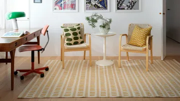 Tapis en laine Ladakh - Off white-beige-masala yellow, 180x270 cm - Chhatwal & Jonsson