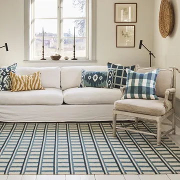 Tapis en laine Mysore 180x270 cm - Off white-heaven blue - Chhatwal & Jonsson