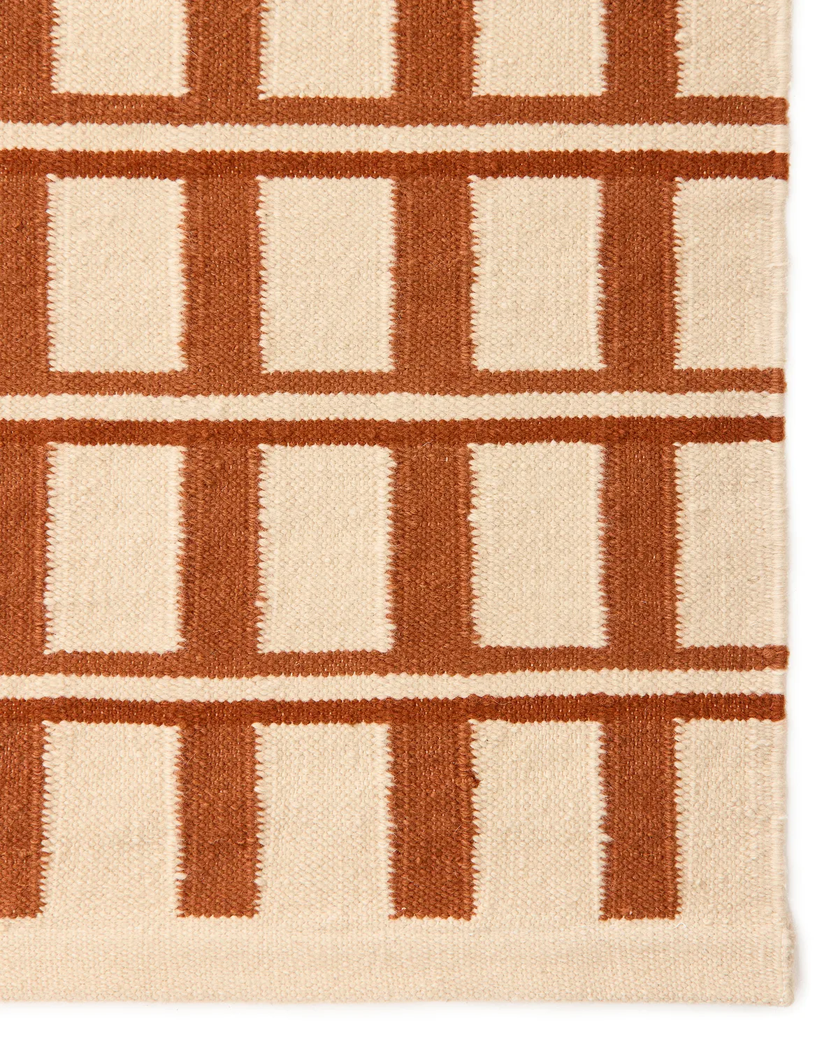 Tapis en laine Mysore, Beige-apricot orange, 180x270cm Chhatwal & Jonsson