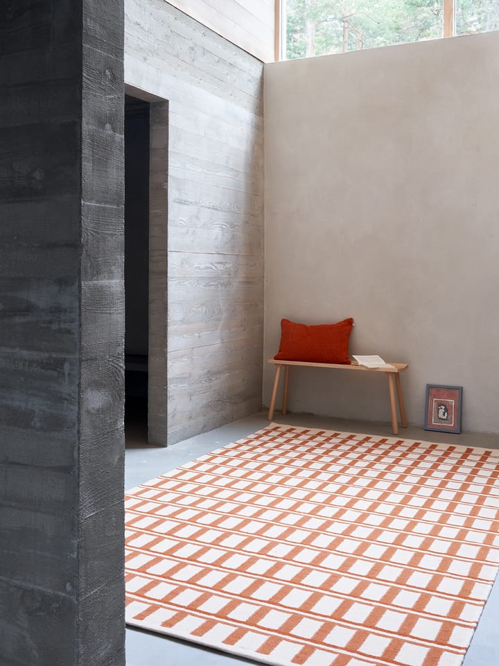 Tapis en laine Mysore, Beige-apricot orange, 180x270cm Chhatwal & Jonsson