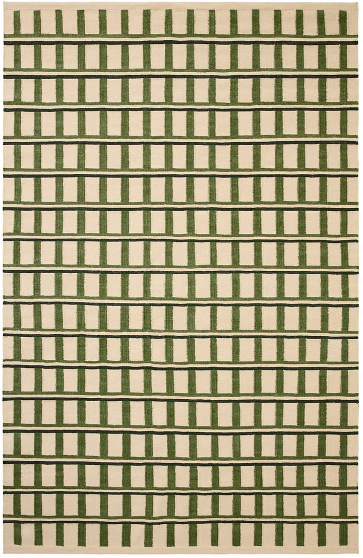 Tapis en laine Mysore - Off white-green-dark green, 180x270 cm - Chhatwal & Jonsson