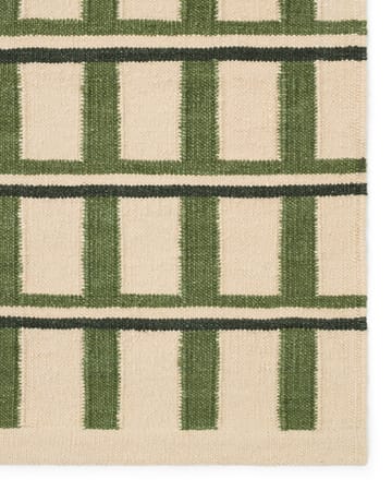 Tapis en laine Mysore - Off white-green-dark green, 180x270 cm - Chhatwal & Jonsson