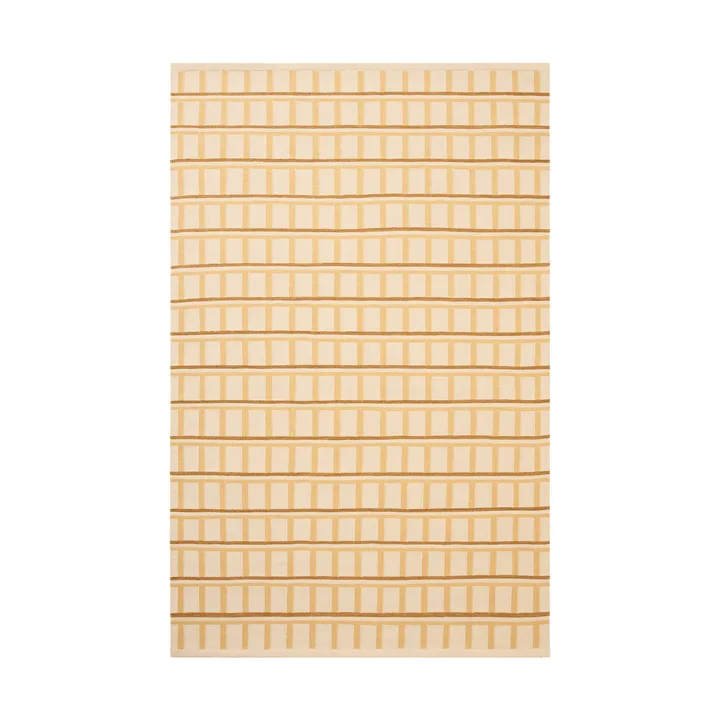 Tapis en laine Mysore - Off White-Masala Yellow-Yellow, 180x270 cm - Chhatwal & Jonsson