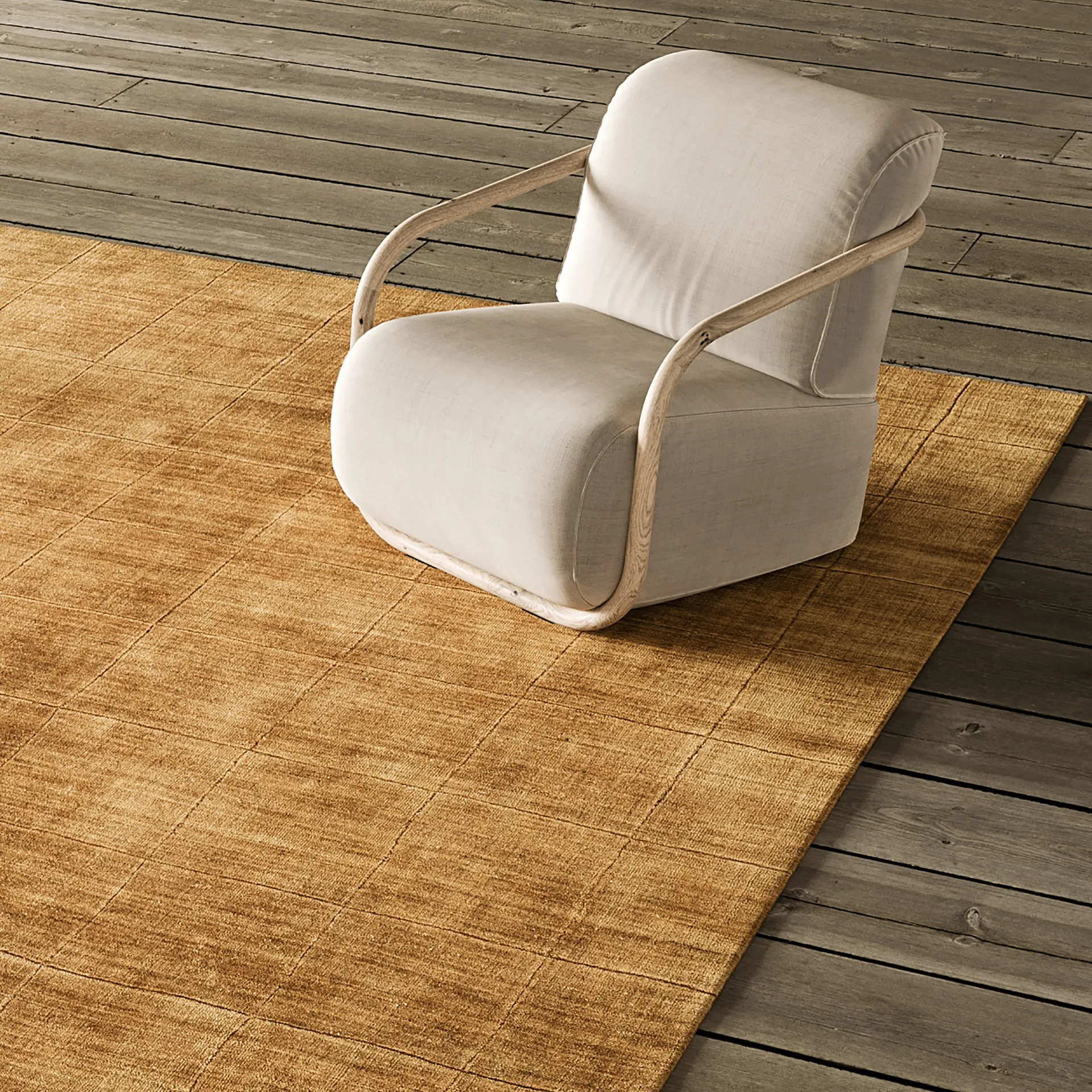 Tapis en laine Nari 170x240 cm, Masala yellow Chhatwal & Jonsson