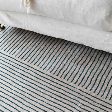Tapis en laine Radha 180x270 cm - Off white-heaven blue - Chhatwal & Jonsson