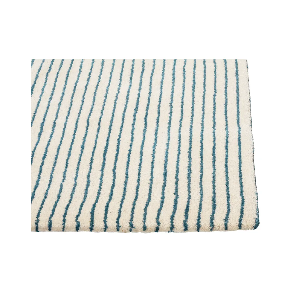 Tapis en laine Radha 180x270 cm, Off white-heaven blue Chhatwal & Jonsson