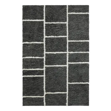 Tapis en laine Sita 180x270 cm - Grey melange-white - Chhatwal & Jonsson