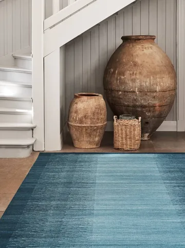 Tapis en laine Tapti - Blue-Heaven Blue, 270x180 cm - Chhatwal & Jonsson