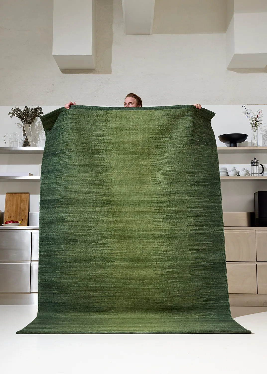 Tapis en laine Tapti, Green, 180x270 cm Chhatwal & Jonsson