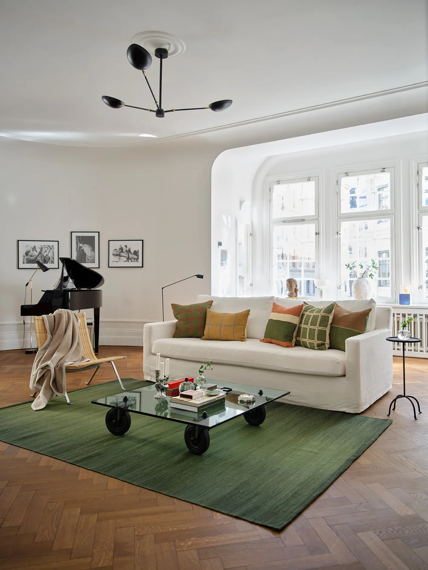 Tapis en laine Tapti, Green, 180x270 cm Chhatwal & Jonsson