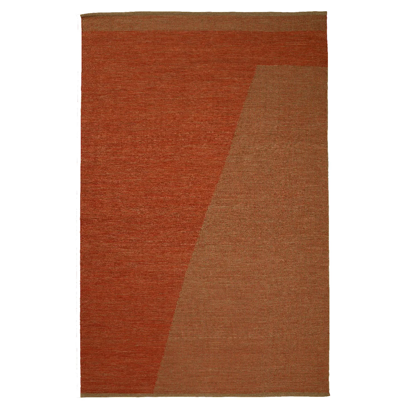 Tapis en laine Una 180x270cm, Rust-beige Chhatwal & Jonsson