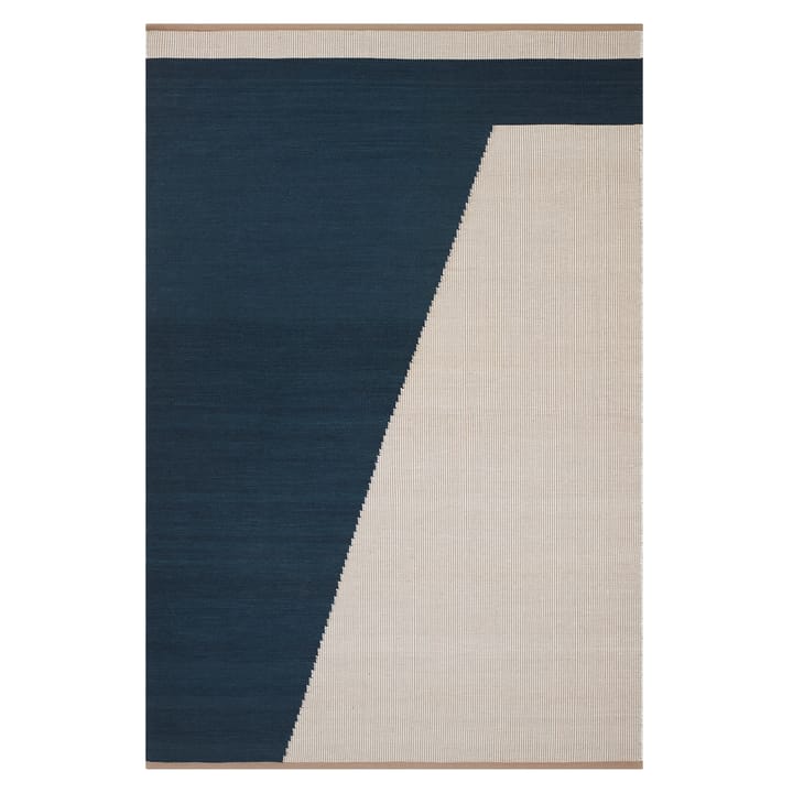 Tapis en laine Una 230x320cm - Dark blue-beige-off white - Chhatwal & Jonsson